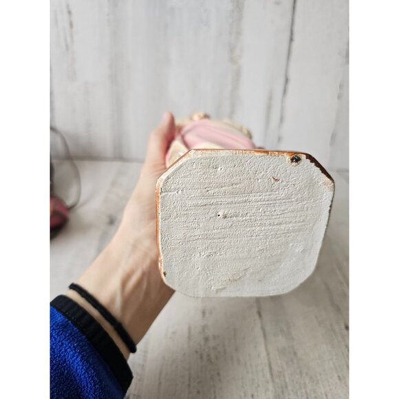 Vintage Jesus plaster AS IS heart statue figurine religious as is - Picture 9 of 9